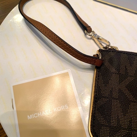 Michael Kors Specchio Jet Set Travel Wristlet NWT - Picture 5 of 11